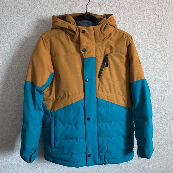 Kids Spyder Trick Synthetic Down Ski Snowboard Jacket - Picture 1 of 6